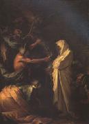 The Spirit of Samuel Called up before Saul by the Witch of Endor (mk05), Salvator Rosa